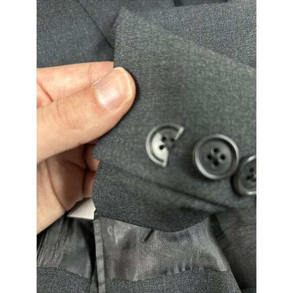 Brooks Brothers Blazer Men 42R Gray 346 Stretch Wool Regular Fit Sport Jacket - Picture 10 of 10